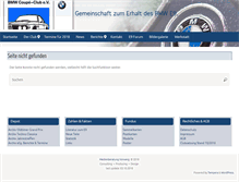 Tablet Screenshot of bmw-coupeclub.de